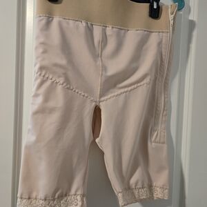 Women's Cream Lace Trim Shorts